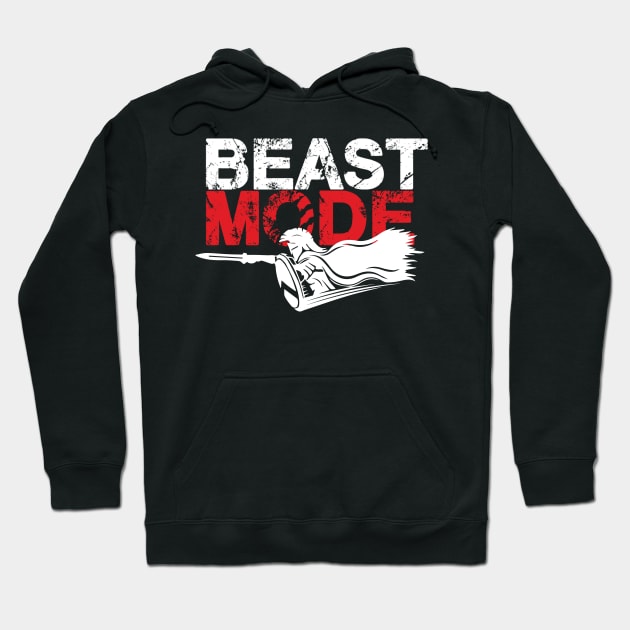 Beast mode spartans Hoodie by Boss creative